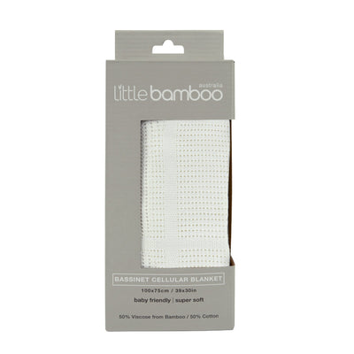 Little Bamboo Cellular Bassinet Blanket