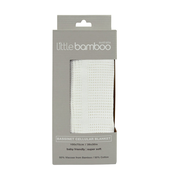 Little Bamboo Cellular Bassinet Blanket