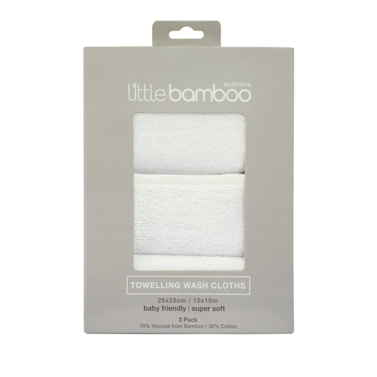 Little Bamboo Towelling Washers