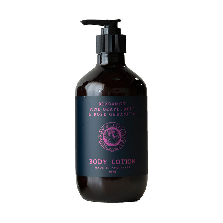 Murphy & Daughters Body Lotion - Bergamot, Pink Grapefruit and Rose Geranium