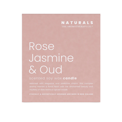 Naturals Candle - Rose,Jasmine & Oud