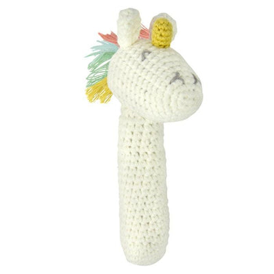 Weegoamigo Twinkle Twinkle Unicorn Crochet Rattle