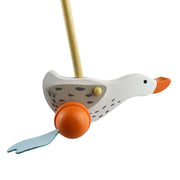 Wooden Push Goose